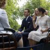 La princesse Victoria de Suède et son mari le prince Daniel étaient en visite au palais de Stromsholm à l'occasion de la Fête nationale suédoise le 6 juin 2018.