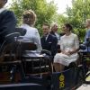 La princesse Victoria de Suède et son mari le prince Daniel étaient en visite au palais de Stromsholm à l'occasion de la Fête nationale suédoise le 6 juin 2018.