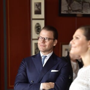 La princesse Victoria de Suède et son mari le prince Daniel étaient en visite au palais de Stromsholm à l'occasion de la Fête nationale suédoise le 6 juin 2018.