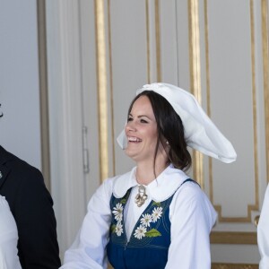 La famille royale de Suède - ici le prince Daniel, la princesse Sofia et la princesse Madeleine - a célébré le 6 juin 2018 la Fête nationale.