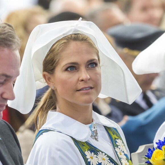 La famille royale de Suède - ici, la princesse Madeleine avec son mari Christopher O'Neill - a célébré le 6 juin 2018 la Fête nationale.