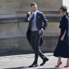 David et Victoria Beckham assistent au mariage du prince William et de Meghan Markle à la chapelle St. George au château de Windsor. Le 19 mai 2018.