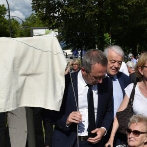 Inauguration de l'avenue Jacques et Bernadette Chirac à Brive-la-Gaillarde (Corrèze) le 8 juin 2018. L'épouse de l'ancien président de la Répubique, Bernardette Chirac, était présente à l'événement, notamment entourée d sa fille Claude.