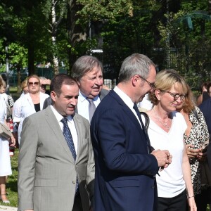 Inauguration de l'avenue Jacques et Bernadette Chirac à Brive-la-Gaillarde (Corrèze) le 8 juin 2018. L'épouse de l'ancien président de la Répubique, Bernardette Chirac, était présente à l'événement, notamment entourée d sa fille Claude.