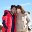 Jamel Debbouze et sa femme Mélissa Theuriau au 20e festival du film de comédie de l'Alpe d'Huez le 20 janvier 2017. © Dominique Jacovides / Bestimage