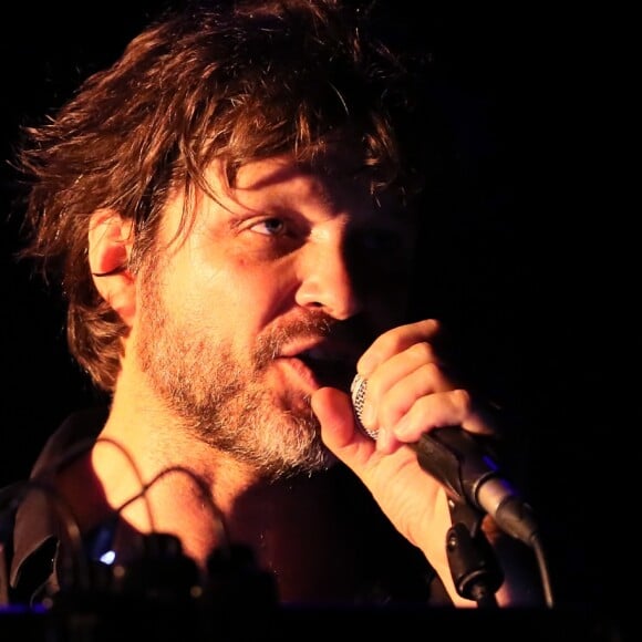 Exclusif - Bertrand Cantat, lecture de textes poétiques avec deux musiciens à Cenon, le 22 septembre 2016. © Patrick Bernard/Bestimage