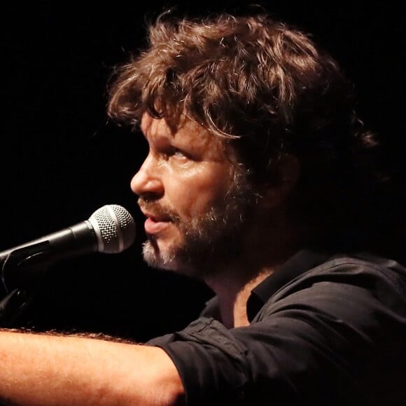 Exclusif - Bertrand Cantat, lecture de textes poétiques avec deux musiciens à Cenon, le 22 septembre 2016. © Patrick Bernard/Bestimage