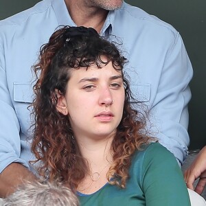 Exclusif - Vincent Cassel et sa compagne Tina Kunakey dans les tribunes des internationaux de Roland Garros - jour 5 - à Paris, France, le 31 mai 2018. © Cyril Moreau - Dominique Jacovides/Bestimage