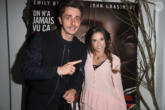 Exclusif - Capucine Anav et Guillaume Pley à la première de "Sans Un Bruit" à la Cartonnerie à Paris, le 14 juin 2018. © Giancarlo Gorassini/Bestimage