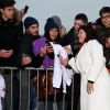 Maria Dolores dos Santos Aveiro, la mère de Cristiano Ronaldo arrivant à Zurich pour la soirée de remise du ballon d'or le 9 janvier 2016.