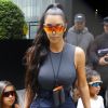 Kim Kardashian et son mari Kanye West avec leurs filles North West et son amie Ryan sont allés au restaurant Cipriani pour les 5 ans de North à New York le 15 juin 2018.
