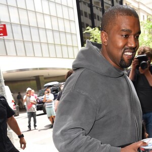 Kanye West a offert à sa fille North West un poisson rouge pour ses cinq ans à New York le 15 juin 2018.