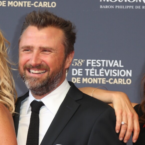 Ingrid Chauvin, Alexandre Brasseur et Anne Caillon - Soirée d'ouverture du 58e festival de Télévision de Monte-Carlo au Grimaldi Forum à Monaco le 15 juin 2018. © Bruno Bebert / Bestimage