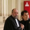 Eric Dupond-Moretti - Jérôme Cahuzac quitte le tribunal tête baissée à Paris le 13 février 2018. © CVS / Bestimage