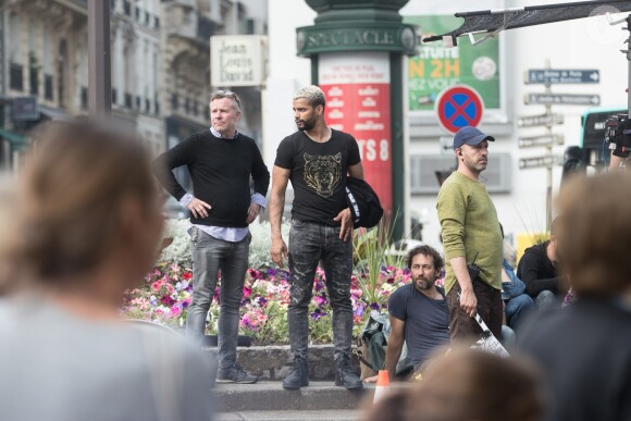 Exclusif - Brahim Zaibat - Tournage du film "Let's Dance" à Paris le 5 juin 2018.