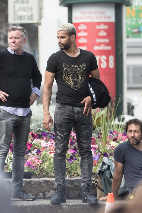 Exclusif - Brahim Zaibat - Tournage du film "Let's Dance" à Paris le 5 juin 2018.