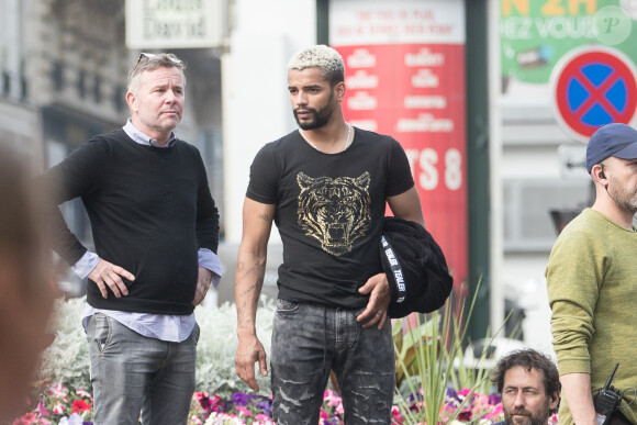 Exclusif - Brahim Zaibat - Tournage du film "Let's Dance" à Paris le 5 juin 2018.