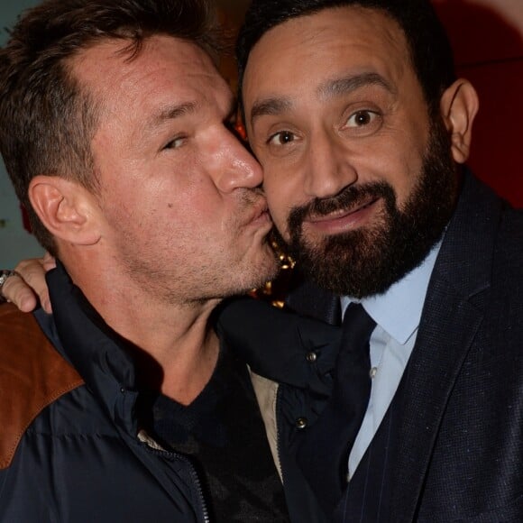 Exclusif - Benjamin Castaldi et Cyril Hanouna - Cocktail d'inauguration de la première galerie Pop Art Concept store entièrement dédié aux oeuvres de Richard Orlinski à Paris, France, le 23 novembre 2017. © Rachid Bellak/Bestimage