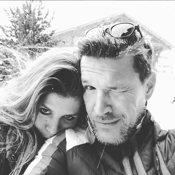 Benjamin Castaldi et sa femme Aurore Aleman - Instagram @b_castaldi, 29 décembre 2017
