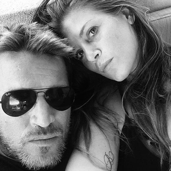 Benjamin Castaldi et sa femme Aurore Aleman - Instagram @b_castaldi, 15 août 2017
