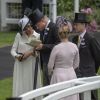 Meghan Markle, duchesse de Sussex, le prince Harry, duc de Sussex, la comtesse Sophie de Wessex et le prince Edward, comte de Sussex - La famille royale d'Angleterre à son arrivée à Ascot pour les courses hippiques. Le 19 juin 2018