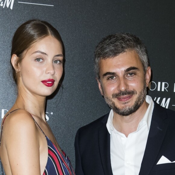 Marie-Ange Casta et Thomas Lourenço (Directeur général de H&M France) - Soirée d'ouverture du nouveau flagship H&M avec la présentation de la nouvelle collection exclusive "Bonjour Paris" au 1-3 rue Lafayette à Paris, le 19 juin 2018. © Olivier Borde/Bestimage