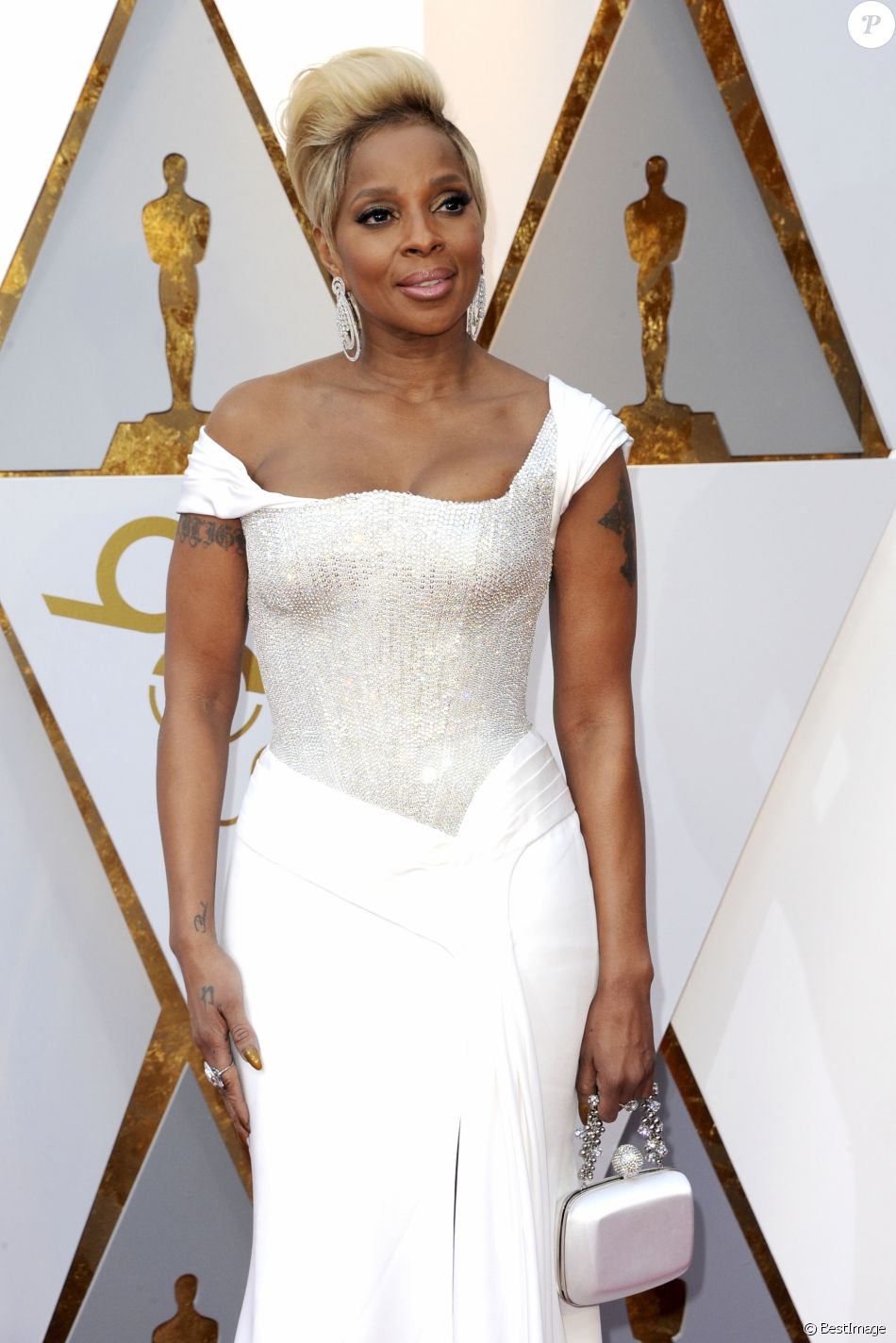 Mary J. Blige - Arrivées - 90ème cérémonie des Oscars 2018 au théâtre