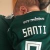 Eva Longoria a partagé cette photo de son fils Santiago, pour la Coupe du monde, sur Instagram, le 23 juin 2018