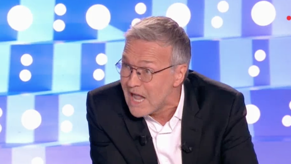 Laurent Ruquier très énervé contre Nicolas Dupont-Aignan dans "On n'est pas couché" (France 2) samedi 23 juin 2018.