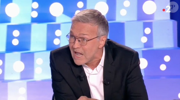 Laurent Ruquier s'agace contre Nicolas Dupont-Aignan dans "On n'est pas couché" (France 2) samedi 23 juin 2018.
