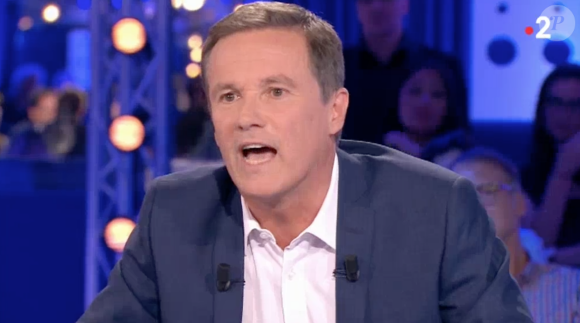 Laurent Ruquier s'agace contre Nicolas Dupont-Aignan dans "On n'est pas couché" (France 2) samedi 23 juin 2018.