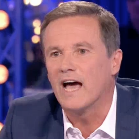 Laurent Ruquier s'agace contre Nicolas Dupont-Aignan dans "On n'est pas couché" (France 2) samedi 23 juin 2018.