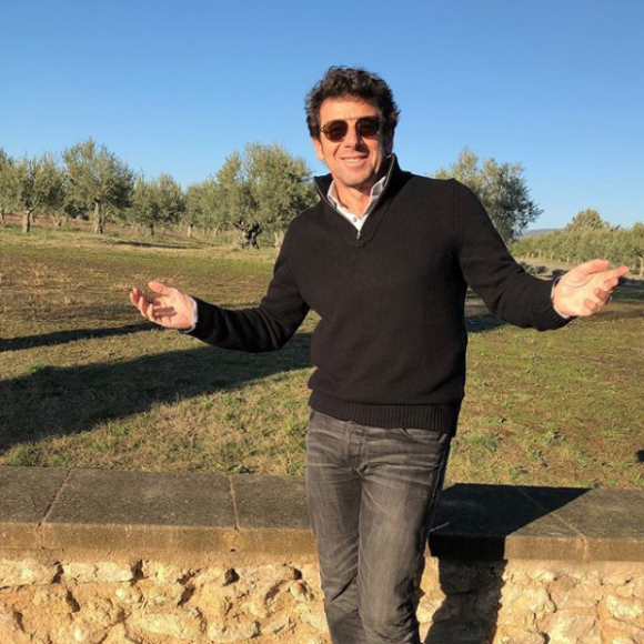 Patrick Bruel, heureux producteur d'huile d'olive plusieurs fois primée.