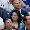 Agathe Auproux - Célébrités dans les tribunes lors du match de coupe du monde opposant la France au Danemark au stade Loujniki à Moscou, Russia, le 26 juin 2018. Le match s'est terminé par un match nul 0-0. © Cyril Moreau/Bestimage