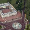 Vue aérienne du palais de Buckingham, à Londres.