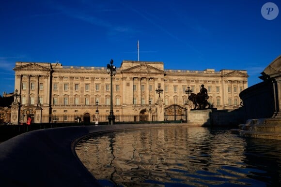 Vue du palais de Buckingham, à Londres.