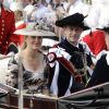 La comtesse Sophie de Wessex et le prince Edward, comte de Wessex lors du service de l'Ordre de la Jarretière au château de Windsor le 18 juin 2018