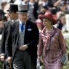 Le prince Richard, duc de Gloucester, et sa femme Brigitte, duchesse de Gloucester, lors de la 2e journée des courses hippiques au Royal Ascot le 21 juin 2017.