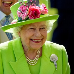 La reine Elizabeth II d'Angleterre lors du 4e jour du Royal Ascot 2018 à Ascot le 22 juin 2018.