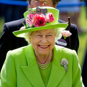 La reine Elizabeth II d'Angleterre lors du 4e jour du Royal Ascot 2018 à Ascot le 22 juin 2018.