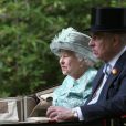 Le prince Andrew et la reine Elizabeth II d'Angleterre lors du 5e jour du Royal Ascot 2018 à Ascot le 23 juin 2018