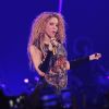 La chanteuse Shakira en concert à l'O2 Arena de Londres le 11 juin 2018.
