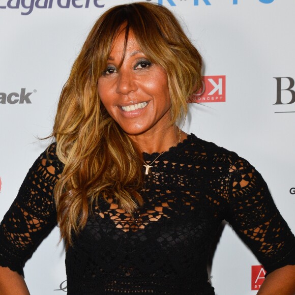 Cathy Guetta - Soirée de gala des 20 ans de l'association "Fête le Mur" de Yannick Noah au Chalet des Iles à Paris le 9 novembre 2016. © Coadic Guirec/Bestimage