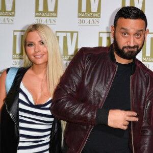 Exclusif - Kelly Vedovelli, Cyril Hanouna, Agathe Auproux - Soirée d'anniversaire des 30 ans de TV Magazine au Pavillon des Champs-Elysées à Paris le 17 octobre 2017. © Coadic Guirec/Bestimage