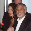George Clooney et sa femme Amal Clooney arrivent au restaurant Craig après la soirée annuelle "AFI Life Achievement Award" à Los Angeles le 7 juin 2018