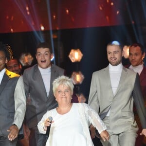 Exclusif - Mimie Mathy - Enregistrement de l'émission "Bon anniversaire Line" à l'occasion des 90 ans de Line Renaud au Théâtre Bobino à Paris, le 25 juin 2018. L'émission, présentée par Stéphane Bern, est diffusée mardi 3 juillet 2018 à 20h55 sur France 2. © Coadic Guirec / Bestimage