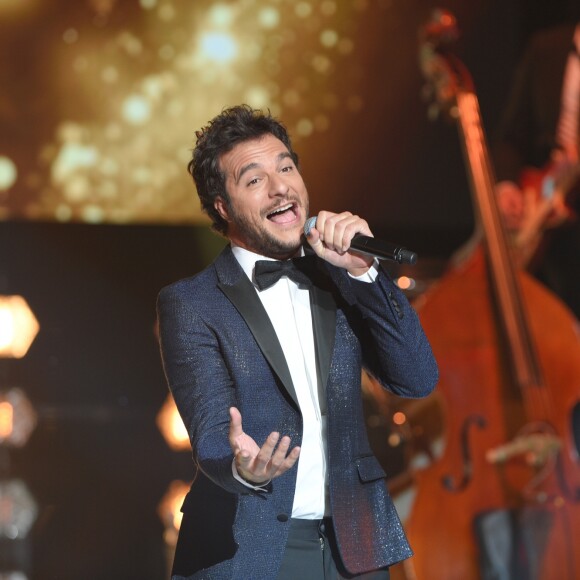 Exclusif - Amir Haddad - Enregistrement de l'émission "Bon anniversaire Line" à l'occasion des 90 ans de Line Renaud au Théâtre Bobino à Paris, le 25 juin 2018. L'émission, présentée par Stéphane Bern, est diffusée mardi 3 juillet 2018 à 20h55 sur France 2. © Coadic Guirec / Bestimage