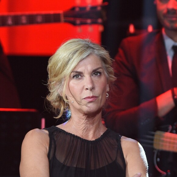 Exclusif - Michèle Laroque et Muriel Robin - Enregistrement de l'émission "Bon anniversaire Line" à l'occasion des 90 ans de Line Renaud au Théâtre Bobino à Paris, le 25 juin 2018. L'émission, présentée par Stéphane Bern, est diffusée mardi 3 juillet 2018 à 20h55 sur France 2. © Coadic Guirec / Bestimage