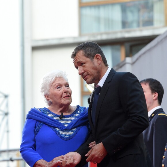 Exclusif - Line Renaud et Dany Boon - Enregistrement de l'émission "Bon anniversaire Line" à l'occasion des 90 ans de Line Renaud au Théâtre Bobino à Paris, le 25 juin 2018. L'émission, présentée par Stéphane Bern, est diffusée mardi 3 juillet 2018 à 20h55 sur France 2. © Coadic Guirec / Bestimage