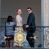 Kate Bosworth et son mari Michael Polish assistent au dîner Dior dans la boutique de la Maison, sur la place Vendôme à Paris, le 2 juillet 2018.